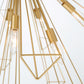Eurofase Lighting Dendelio 30" 13-Light Incandescent Round Gold Chandelier