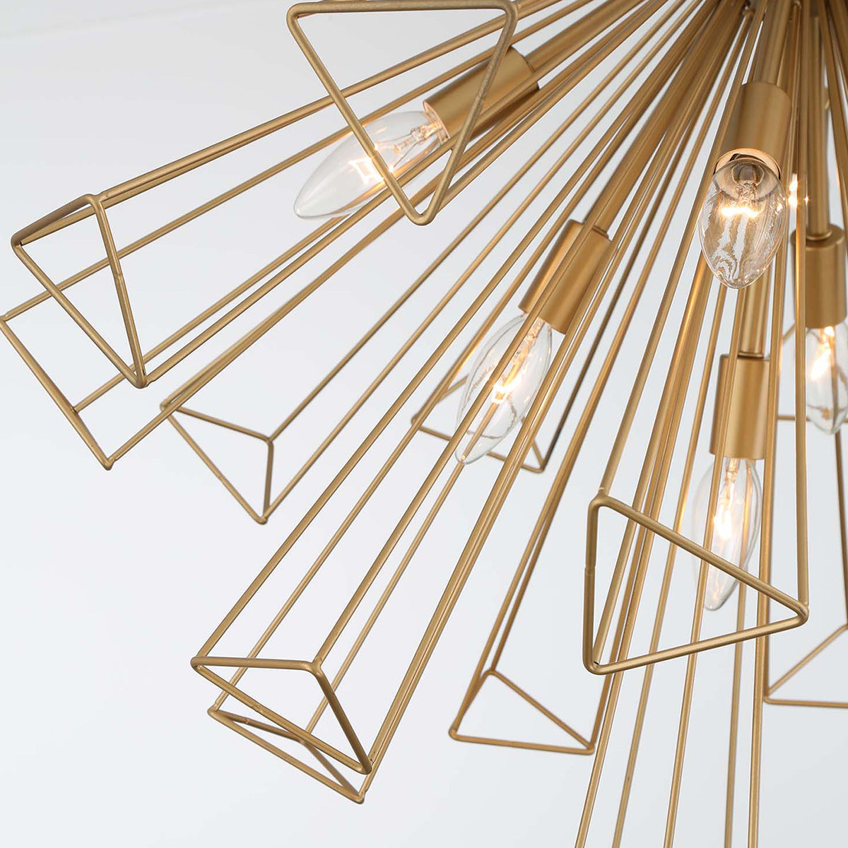 Eurofase Lighting Dendelio 30" 13-Light Incandescent Round Gold Chandelier