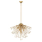Eurofase Lighting Dendelio 30" 13-Light Incandescent Round Gold Chandelier