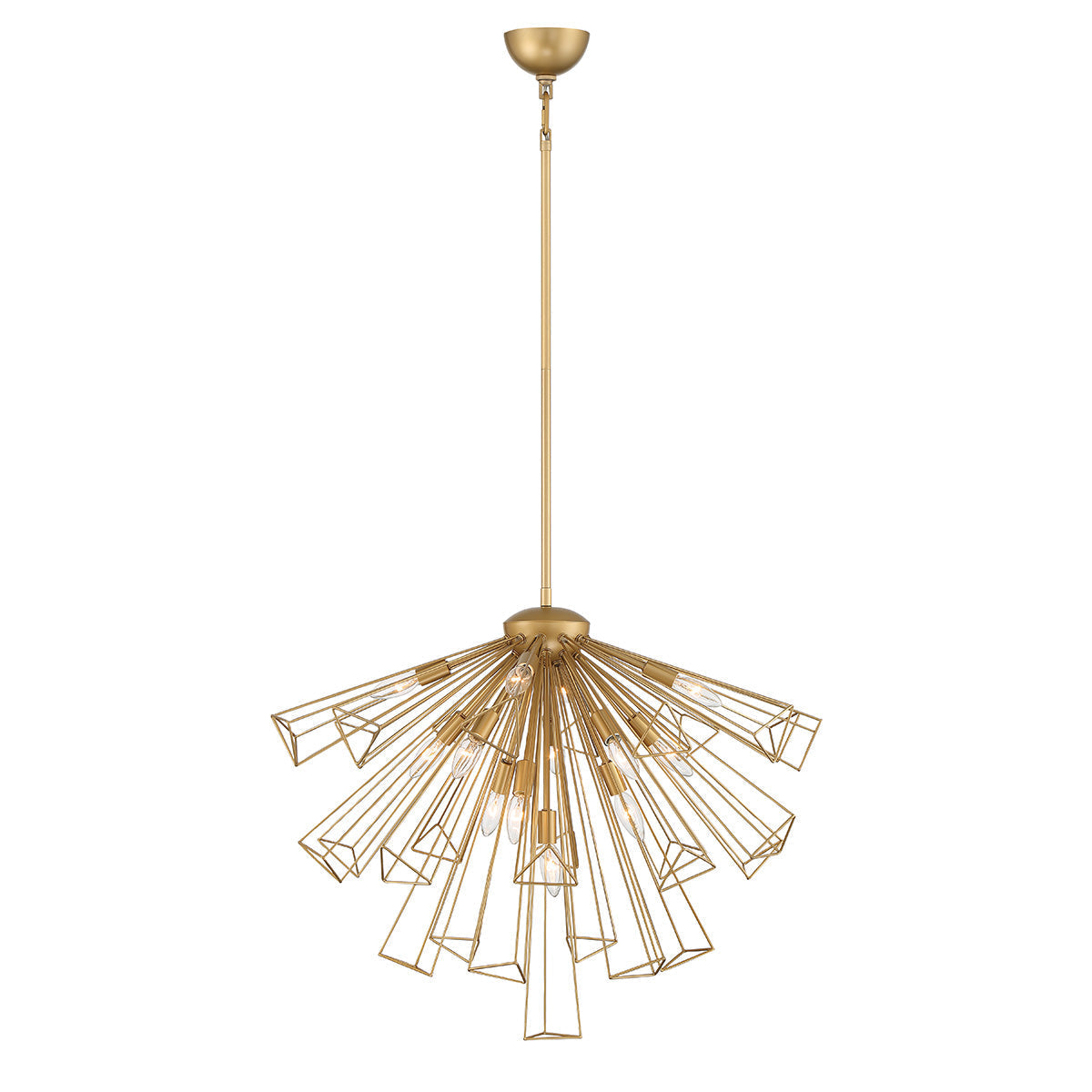 Eurofase Lighting Dendelio 30" 13-Light Incandescent Round Gold Chandelier