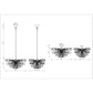 Eurofase Lighting Dendelio 30" 9-Light Incandescent Round Matte Black Chandelier