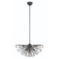 Eurofase Lighting Dendelio 30" 9-Light Incandescent Round Matte Black Chandelier