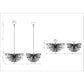 Eurofase Lighting Dendelio 30" 9-Light Incandescent Round Matte Gold Chandelier