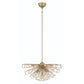 Eurofase Lighting Dendelio 30" 9-Light Incandescent Round Matte Gold Chandelier