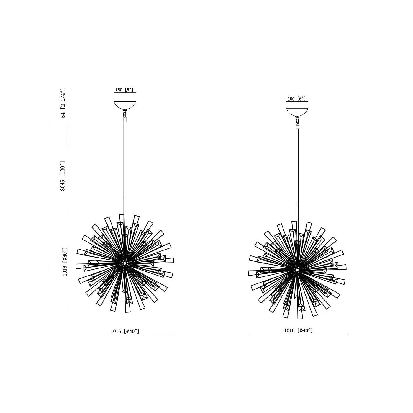 Eurofase Lighting Dendelio 41" 29-Light Incandescent Round Black Chandelier