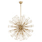 Eurofase Lighting Dendelio 41" 29-Light Incandescent Round Gold Chandelier