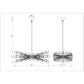 Eurofase Lighting Dendelio 45" 10-Light Incandescent Round Matte Gold Chandelier
