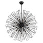 Eurofase Lighting Dendelio 54" 35-Light Incandescent Round Black Chandelier