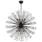 Eurofase Lighting Dendelio 54" 35-Light Incandescent Round Black Chandelier