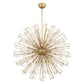 Eurofase Lighting Dendelio 54" 35-Light Incandescent Round Gold Chandelier