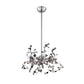 Eurofase Lighting Divo 20" 3-Light Dimmable Halogen Bulb Polished Nickel Pendant Light With Polished Nickel Metal Accents