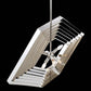 Eurofase Lighting Downtown 33" 6-Light Dimmable Bare Bulb Incandescent Chandelier In Chrome Finish