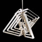 Eurofase Lighting Downtown 33" 6-Light Dimmable Bare Bulb Incandescent Chandelier In Chrome Finish