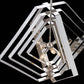 Eurofase Lighting Downtown 33" 6-Light Dimmable Bare Bulb Incandescent Chandelier In Chrome Finish