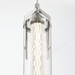 Eurofase Lighting Espada 20" Dimmable Integrated LED Polished Nickel Pendant Light With Clear Glass Shade