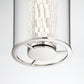 Eurofase Lighting Espada 20" Dimmable Integrated LED Polished Nickel Pendant Light With Clear Glass Shade