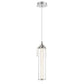 Eurofase Lighting Espada 20" Dimmable Integrated LED Polished Nickel Pendant Light With Clear Glass Shade