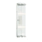 Eurofase Lighting Glasbury 14" 2-Light Ribbed Glass Shade Polished Nickel Wall Sconce