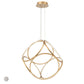 Eurofase Lighting Glenview 24" Gold Round Ring Pendant Light