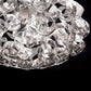 Eurofase Lighting Grace 14" 3-light Dimmable Halogen Bulb Polished Nickel Chandelier With Curled Nickel Strip Accents