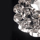 Eurofase Lighting Grace 24" 6-light Dimmable Halogen Bulb Polished Nickel Chandelier With Curled Nickel Strip Accents