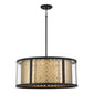 Eurofase Lighting Grado 25" 6-Light Dimmable Incandescent Pendant Light With Gold And Clear Glass Shade