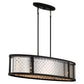 Eurofase Lighting Grado 38" 5-Light Dimmable Incandescent Pendant Light With Chrome And Clear Glass Shade