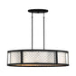 Eurofase Lighting Grado 38" 5-Light Dimmable Incandescent Pendant Light With Chrome And Clear Glass Shade