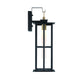 Eurofase Lighting Greyson 22" 1-Light Integrated LED Clear Glass Shade Brass Black Outdoor Wall Lantern