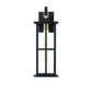 Eurofase Lighting Greyson 22" 1-Light Integrated LED Clear Glass Shade Brass Black Outdoor Wall Lantern