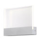 Eurofase Lighting Halpern 10" 4-Light Integrated LED Acrylic Shade Platinum Outdoor Wall Mount Lighting