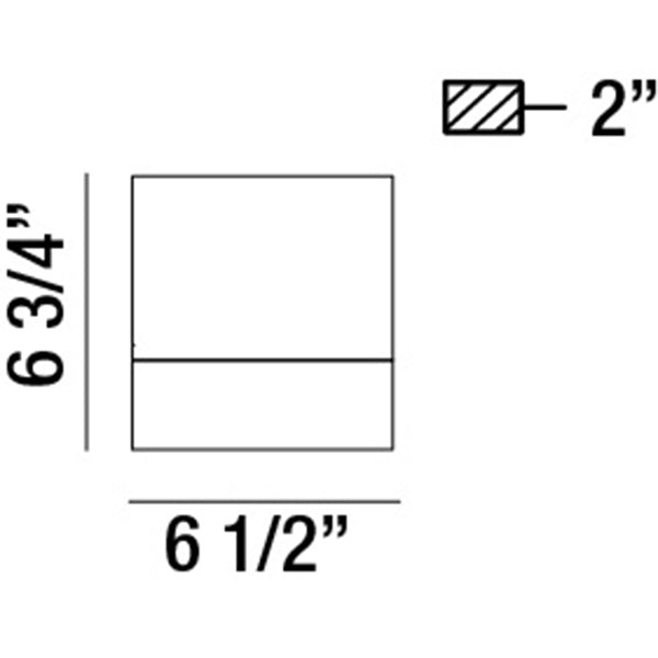 Eurofase Lighting Halpern 7" 3-Light Integrated LED Acrylic Shade Marine Gray Outdoor Wall Mount Lighting