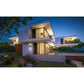 Eurofase Lighting Hanson 7" Dimmable Integrated LED Black Outdoor Wall Sconce With Clear Bubbled Glass Shade