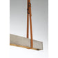 Eurofase Lighting Harbourview 41" Dimmable Integrated LED Metal Linear Antique Silver Chandelier With Worn Metal Shade