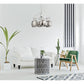 Eurofase Lighting Havendale 30" 6-light Round Incandescent Polished Nickel Chandelier With Mercury Glass Shades