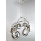 Eurofase Lighting Havendale 54" 8-light Oval Incandescent Polished Nickel Chandelier With Mercury Glass Shades