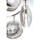 Eurofase Lighting Havendale 54" 8-light Oval Incandescent Polished Nickel Chandelier With Mercury Glass Shades