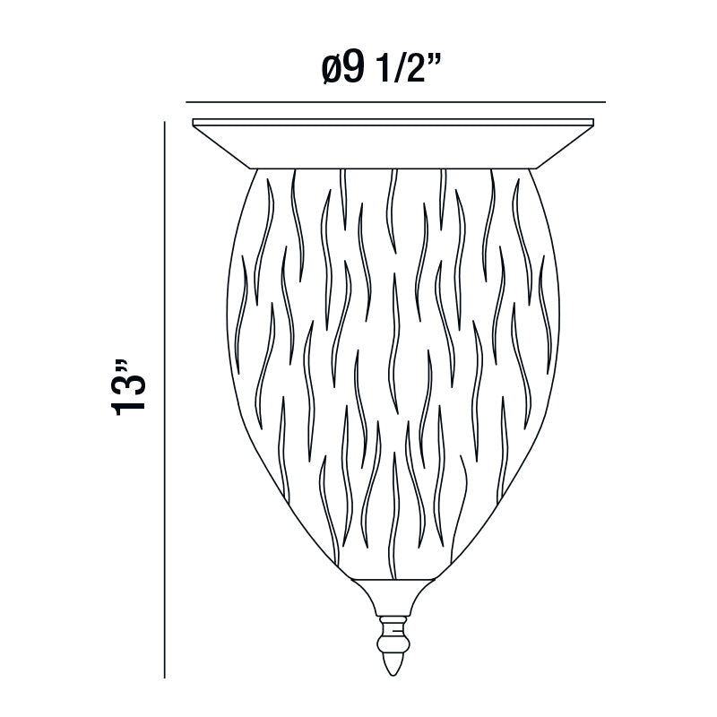 Eurofase Lighting Hazel 10" 3-Light Dimmable Incandescent Chrome Flush Mount With Textured Clear Glass Shade