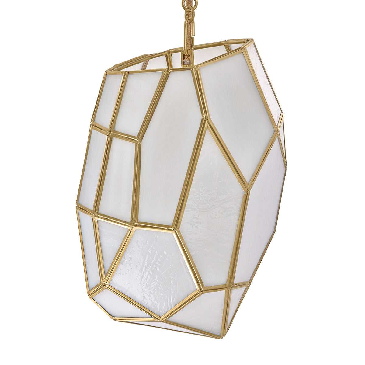 Eurofase Lighting Heera 8" 1-Light Antique Brass Pendant Light
