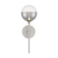Eurofase Lighting Iissa 19" 1-Light Integrated LED Smoke Glass Shade Satin Nickel Steel Wall Sconce