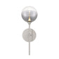 Eurofase Lighting Iissa 19" 1-Light Integrated LED Smoke Glass Shade Satin Nickel Steel Wall Sconce