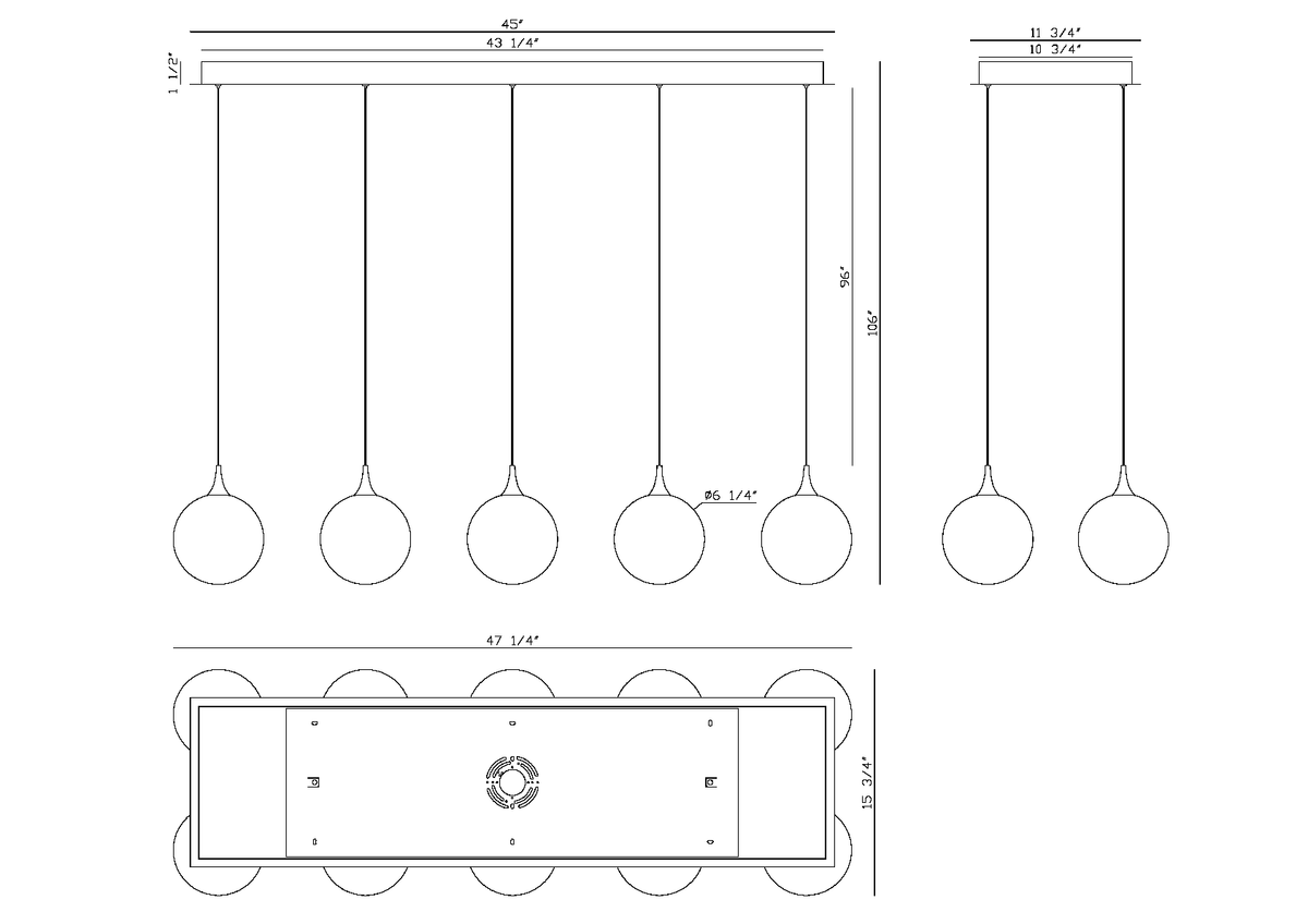 Eurofase Lighting Iissa 47" 10-Light Integrated LED Smoke Glass Shade Gold Steel Multi-Drop Chandelier