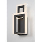 Eurofase Lighting Inizio 33" Dimmable Integrated LED Matte Black Wall Sconce With White Acrylic Shades