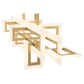 Eurofase Lighting Inizio 55" Dimmable Integrated LED Matte Gold Chandelier With White Acrylic Shades