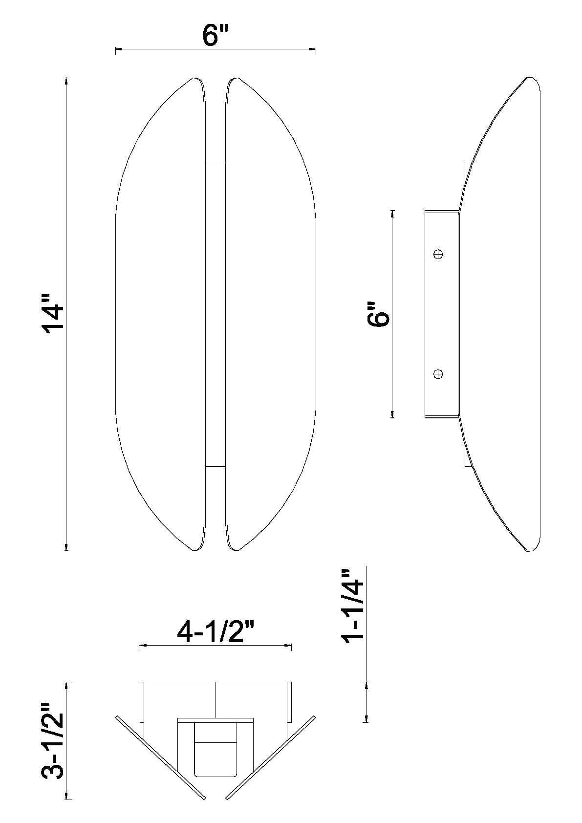 Eurofase Lighting Inntra 14" 1-Light Integrated LED Damascus Brass Outdoor Wall Sconce