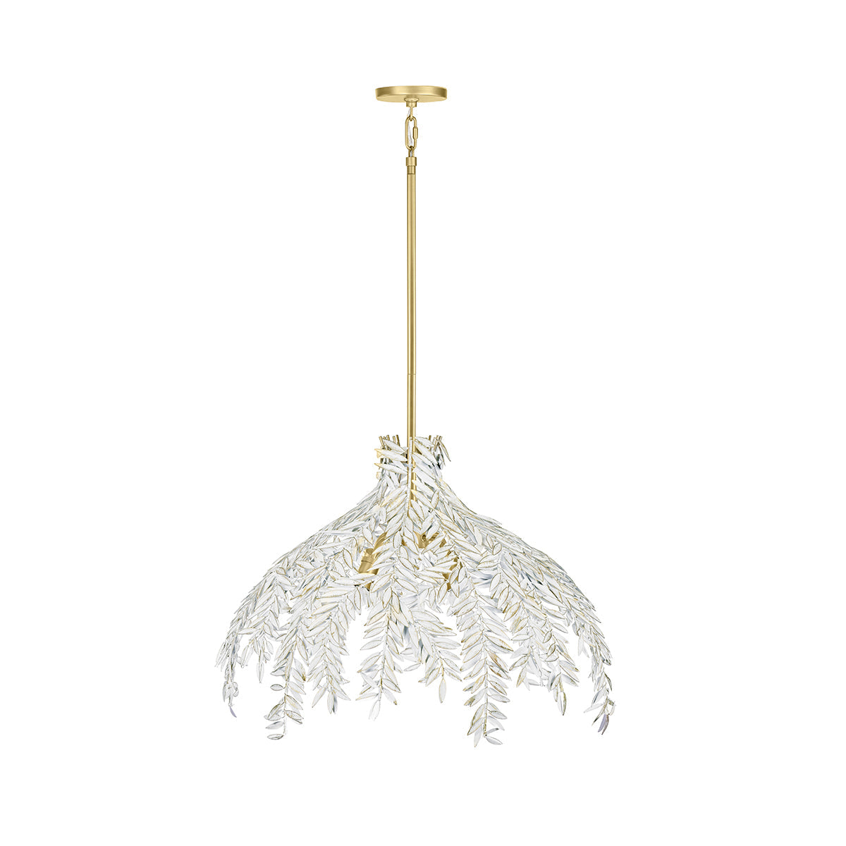 Eurofase Lighting Jalore 32" 4-Light Distressed White Chandelier