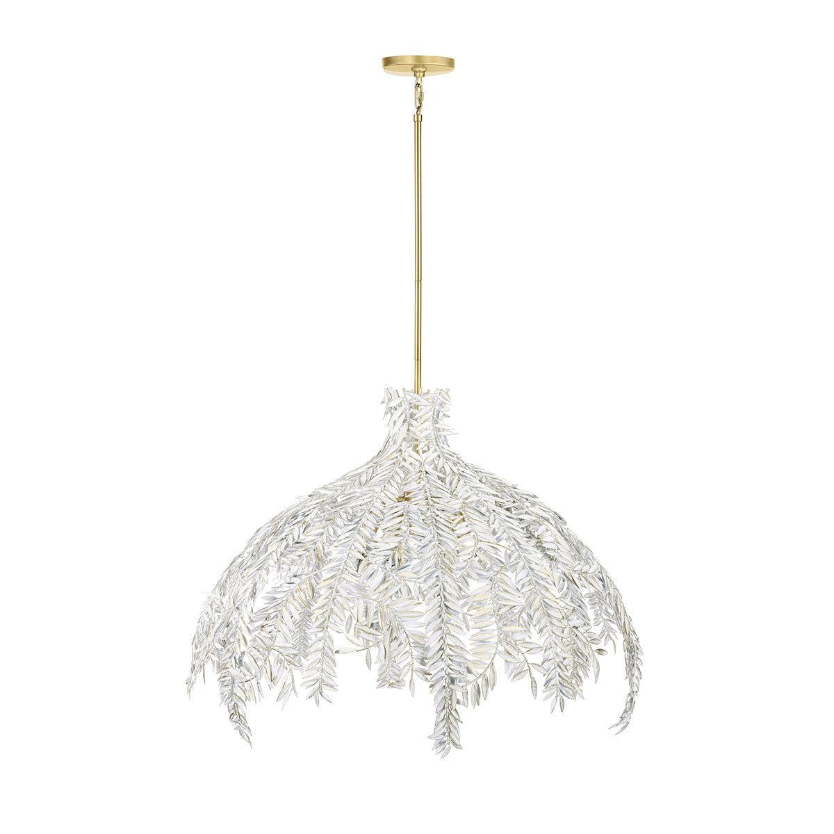 Eurofase Lighting Jalore 48" 6-Light Distressed White Chandelier