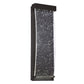 Eurofase Lighting Kabo 20" 1-Light Integrated LED Clear Glass Shade Powder Coat Black Outdoor Wall Sconce