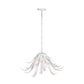 Eurofase Lighting Kagra 24" 3-Light Distressed White Chandelier
