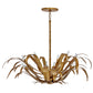 Eurofase Lighting Kagra 42" 12-Light Antique Brass Chandelier